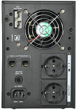 ITK ELECTRA LT ИБП 1кВА/0,8кВт без АКБ USB Schuko