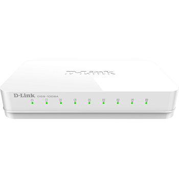 D-Link DGS-1008A/E1A Коммутатор/ DGS-1008A Unmanaged Switch 8x1000Base-T, plastic case