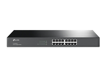 TP-Link TL-SG1016 Коммутатор/ 16-port Gigabit Switch, 16 10/100/1000M RJ45 ports, 1U 19-inch rack-mo
