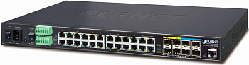 PLANET IGS-6325-20T4C4X коммутатор/ PLANET IGS-6325-20T4C4X IP30 19" Rack Mountable Industrial L3 Ma