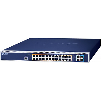 PLANET GS-6322-24P4X коммутатор/ PLANET GS-6322-24P4X L3 24-Port 10/100/1000T 95W 802.3bt PoE + 2-Po