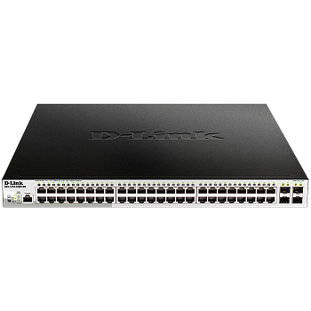 D-Link DGS-1210-52MP/ME/B2A Коммутатор/ DGS-1210-52MP/ME/B Managed L2 Metro Ethernet Switch 48x1000B