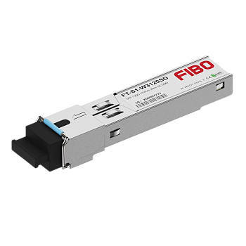 FIBO FT-S1-W3120SD Трансивер/ FIBO FT-S1-W3120SD SFP модуль WDM, 1.25G, 20 км, TX 1310 нм, RX 1550 н