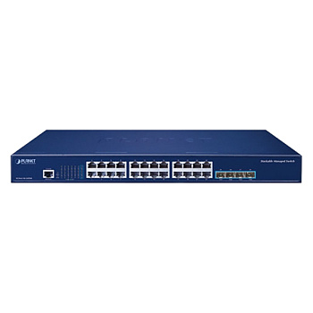 PLANET SGS-6310-24T4X коммутатор/ PLANET Layer 3 24-Port 10/100/1000T + 4-Port 10G SFP+ Stackable Ma