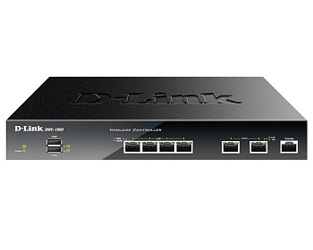D-Link DWC-1000/C1A Контроллер/ DWC-1000/C WLAN Controller, 4x1000Base-T, 2x1000Base-T Option, 2xUSB