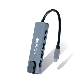 Origo OU3340NPD/A1A Док-станция/ Док-станция USB-C, 2xUSB 3.0, 1xUSB-C/PD 3.0, 1xUSB-C, 1x1000Base-T