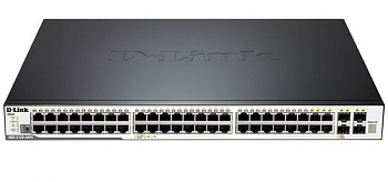 D-Link DGS-3120-48PC/B1ASI Коммутатор/ DGS-3120-48PC/B1ASI,DGS-3120-48PC/*SI Managed L2+ Stackable S