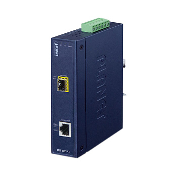 PLANET IGT-805AT медиа конвертер/ PLANET IP30 Industrial 10/100/1000T to 100/1000X SFP Gigabit Media