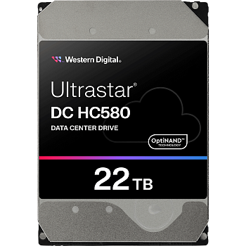 Жесткий диск/ HDD WD SAS Server 22Tb Ultrastar DC HC580 7200 12Gb/s 512MB 1 year warranty (replaceme