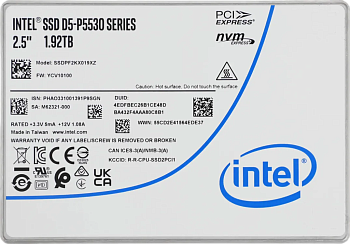 Накопитель SSD INTEL PCIE 1.92TB TLC D5-P5530 SSDPF2KX019XZN1