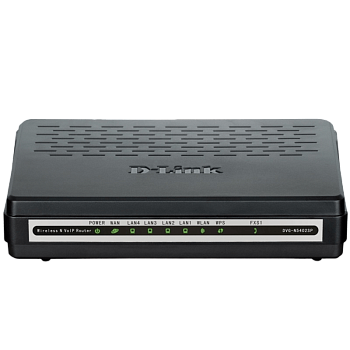 D-Link DVG-N5402SP/1S/C1A Шлюз VoIP/ 1-ports FXS RJ-11 ports,1 x 10/100 port (WAN), 4 10/100 (LAN) W