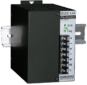 OSNOVO PS-55240/I Блок питания/ OSNOVO Промышленный блок питания. DC55V, 4,4A (240W). Диапазон входн