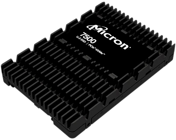 Твердотельный накопитель/ Micron SSD 7500 PRO, 15360GB, U.3(2.5" 15mm), NVMe, PCIe 4.0 x4, 3D TLC, R