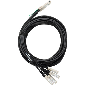 SNR SNR-QSFP-40G-4xSFP+DAC-5 Модуль/ Модуль 40G QSFP-40G->4xSFP+ DAC,  дальность до 5м