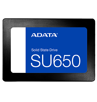 ADATA SSD Ultimate SU650, 512GB, 2.5" 7mm, SATA3, 3D TLC, R/W 520/450MB/s, IOPs 40 000/75 000, TBW 2