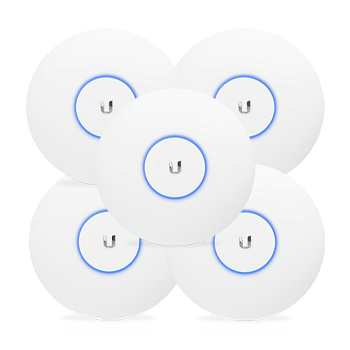 Ubiquiti UAP-AC-PRO-5 Точка доступа/ Ceiling-mounted WiFi 5 AP with 6 spatial streams designed for l