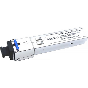 OSNOVO SFP-S1SC19-G-1310-1550 Трансивер/ OSNOVO Оптический SFP Модуль GE, одно волокно SM, до 1,25 Г