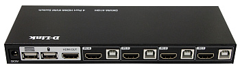 D-Link DKVM-410H/A2A Коммутатор/ DKVM-410H 4-port KVM Switch, HDMI+USB ports
