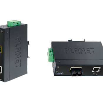 PLANET IFT-802TS15 IFT-802TS15 индустриальный медиа конвертер/ IP30 Slim type Industrial Fast Ethern
