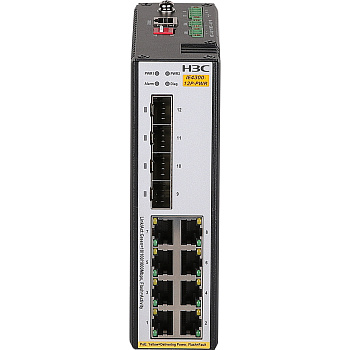 H3C LS-IE4300-12P-PWR Коммутатор H3C/ H3C IE4300-12P-PWR L2 Industrial Etherent Switch with 8*10/100