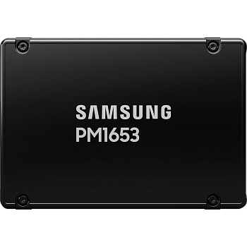 Твердотельный накопитель/ Samsung SSD PM1653, 1920GB, 2.5" 15mm, SAS 24Gb/s, 3D TLC, R/W 4200/2400MB