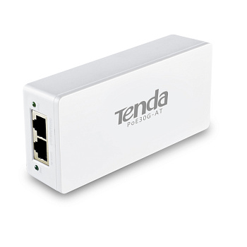 PoE30G-AT PoE инжектор, Совместимость с IEEE802.3at; 2 порта GE RJ45; 1000M PoE расширение. (48В/30В