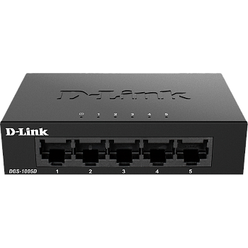 D-Link DGS-1005D/J2A Коммутатор/ Unmanaged Switch 5x1000Base-T, metal case