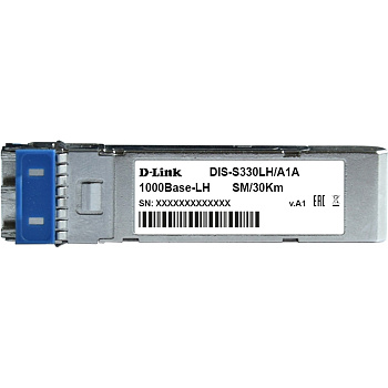 D-Link S330LH/A1A Трансивер/ DIS-S330LH Industrial SFP Transceiver, 1000Base-LH, Duplex LC, 1310nm, 
