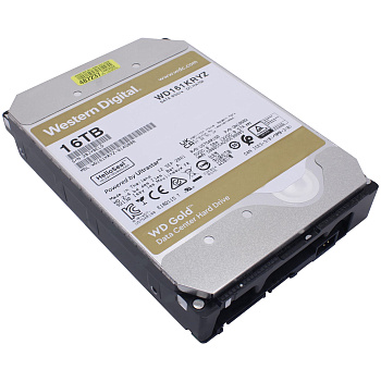 Жесткий диск/ HDD WD SATA3 16Tb Gold 7200 512mb  1 year warranty