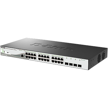 D-Link DGS-1210-28P/ME/B2A Коммутатор/ DGS-1210-28P/ME/B Managed L2 Metro Ethernet Switch 24x1000Bas