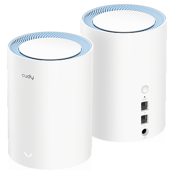 Cudy M1200(2-Pack) Wi-Fi Mesh-система/ AC1200 Wi-Fi Mesh Solution 2-Pack, Chipset MediaTek, Dual-Ban
