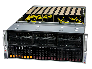 Серверная платформа/ GPU SuperServer PCIe GPU System with up to 10 GPUs 4x 2700W Redundant power sup