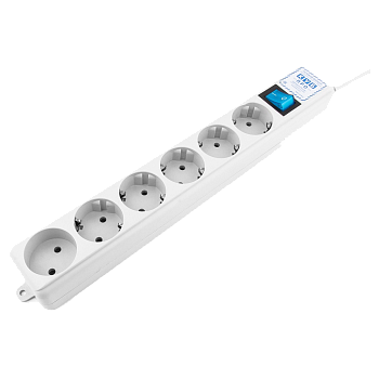 Фильтр-удлинитель Power Cube PRO, 1,9 м, LC контур, 16А/3,5кВт/ Surge protector Power Cube Pro 1,9 m