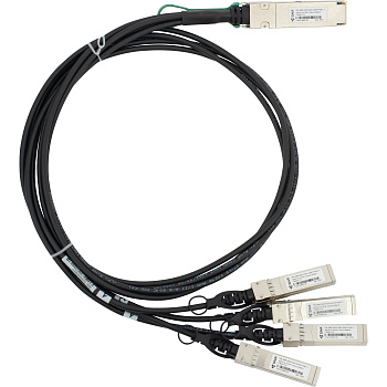SNR SNR-QSFP-40G-4xSFP+DAC-1 Модуль/ Модуль 40G QSFP-40G->4xSFP+ DAC,  дальность до 1м
