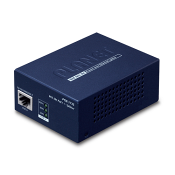 PLANET POE-173S PoE сплиттер/ PLANET POE-173S Single-Port 10/100/1000T 802.3bt PoE++ Splitter (12V/1