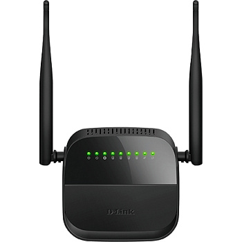 D-Link DSL-2750U/R1A маршрутизатор/ DSL-2750U/R,DSL-2750U/RA ADSL2+ N300 Wi-Fi Router, 4x100Base-TX 