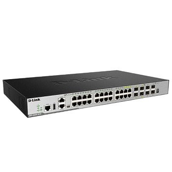 D-Link DGS-3630-28TC/A3ASI Коммутатор/ Управляемый L3 стекируемый коммутатор, 20x1000Base-T, 4x10GBa