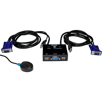 D-Link KVM-221/C1A Коммутатор/ KVM-221/C,KVM-221/RU 2-port KVM Switch, VGA+USB ports