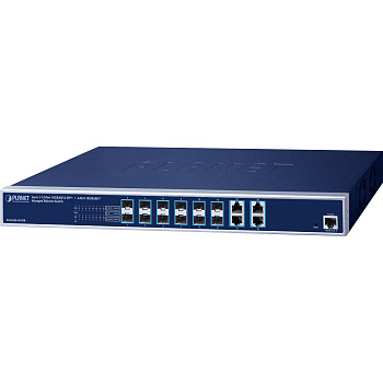 PLANET XGS-6320-12X4TR коммутатор/ PLANET Layer 3 12-Port 10GBASE-X SFP+ + 4-Port 10GBASE-T Managed 