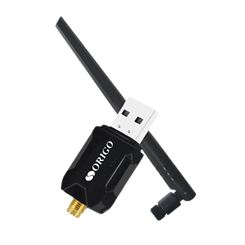 Origo OW900A/A1A Сетевой адаптер/ Wi-Fi 6 USB-адаптер AX900, 2,4/5ГГц, 1 съемная антенна 5 дБи