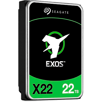 Жесткий диск/ HDD Seagate SATA3 22Tb Exos X22 7200 512Mb  1 year warranty (replacement WD221KRYZ)