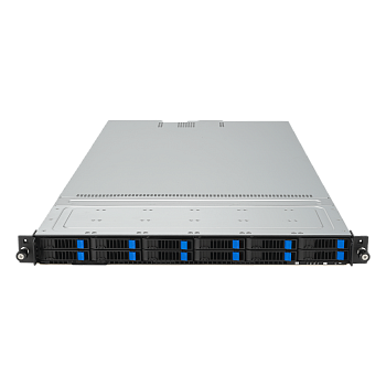 Серверная платформа/ ASUS RS501A-E12-RS12U, 1U, 1 x  SP5 LGA6096 360W, 24 x DDR5 6400/4800*, 12x 2.5