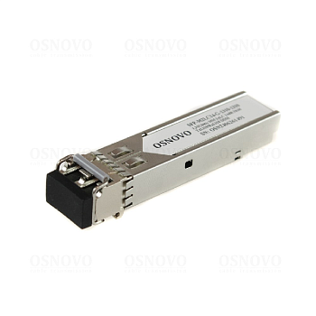 OSNOVO SFP-M2LC14-G-1310-1310-I Трансивер/ OSNOVO Оптический SFP Модуль промышленный. Два волокна Mu