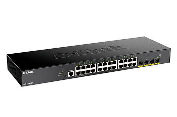 D-Link DGS-1250-28X/A1A(ISP) Коммутатор/ DGS-1250-28X Smart L2 Switch 24x1000Base-T, 4х10GBase-X SFP