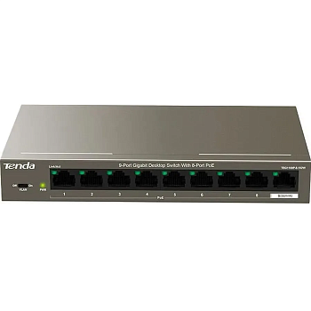 Tenda TEG1109P-8-102W Коммутатор/ Коммутатор 9PORT 10/100/1000M POE TEG1109P-8-102W TENDA