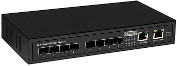 OSNOVO SW-7028 Коммутатор/ OSNOVO Гигабитный коммутатор, 8 *SFP 1000Base-FX, 2 x10/100/1000Base-T