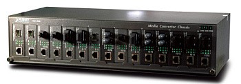 PLANET MC-1500 MC-1500 шасси для уставнки медиаконвертеров/ 15-slot 19" Media Converter Chassis