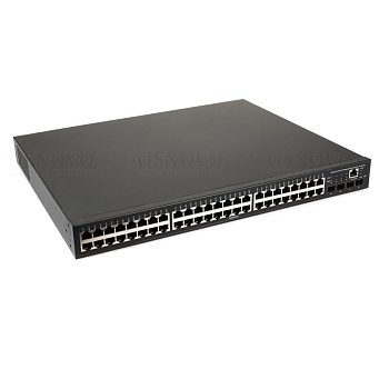 OSNOVO SW-48G4X-2L Коммутатор/ OSNOVO SW-48G4X-2L Управляемый L3 коммутатор на 48xGE RJ-45 c PoE + 4