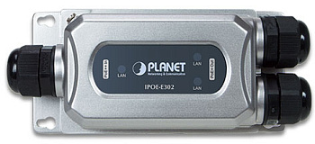 PLANET IPOE-E302 индустриальный PoE экстендер/ PLANET IPOE-E302 IP67-rated Industrial 1-Port 802.3bt