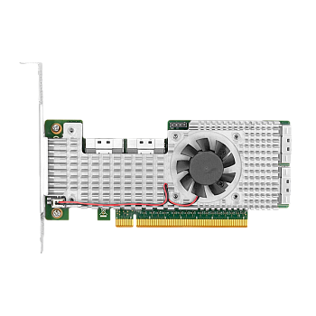 Адаптер/ PCle4.0 x16 4*SFF-8654 8i NVMe Switch Adapter